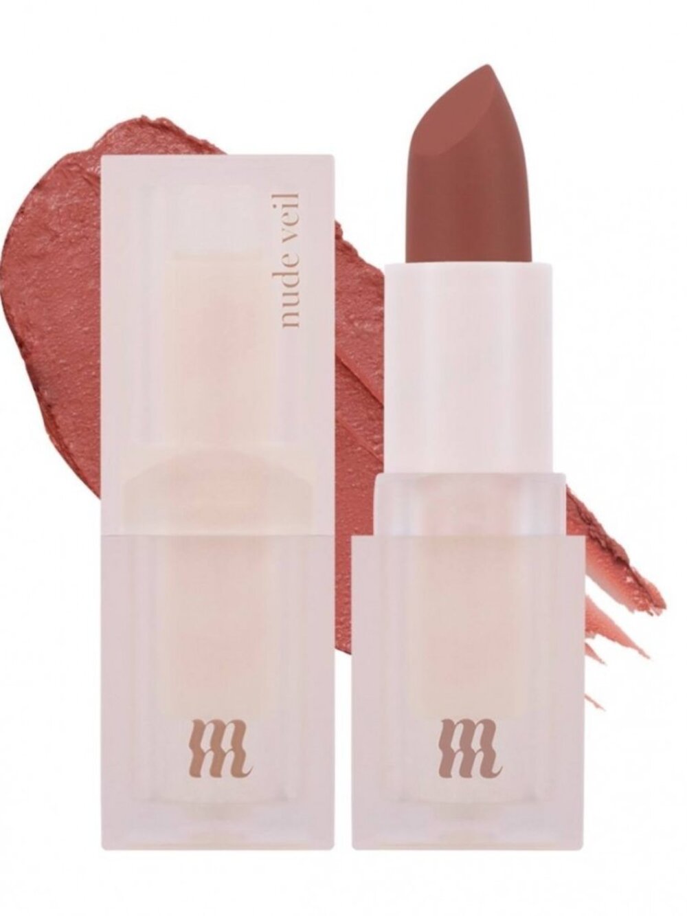 NEW MERZY Nude Veil Lipstick NV1 Apricot Fever